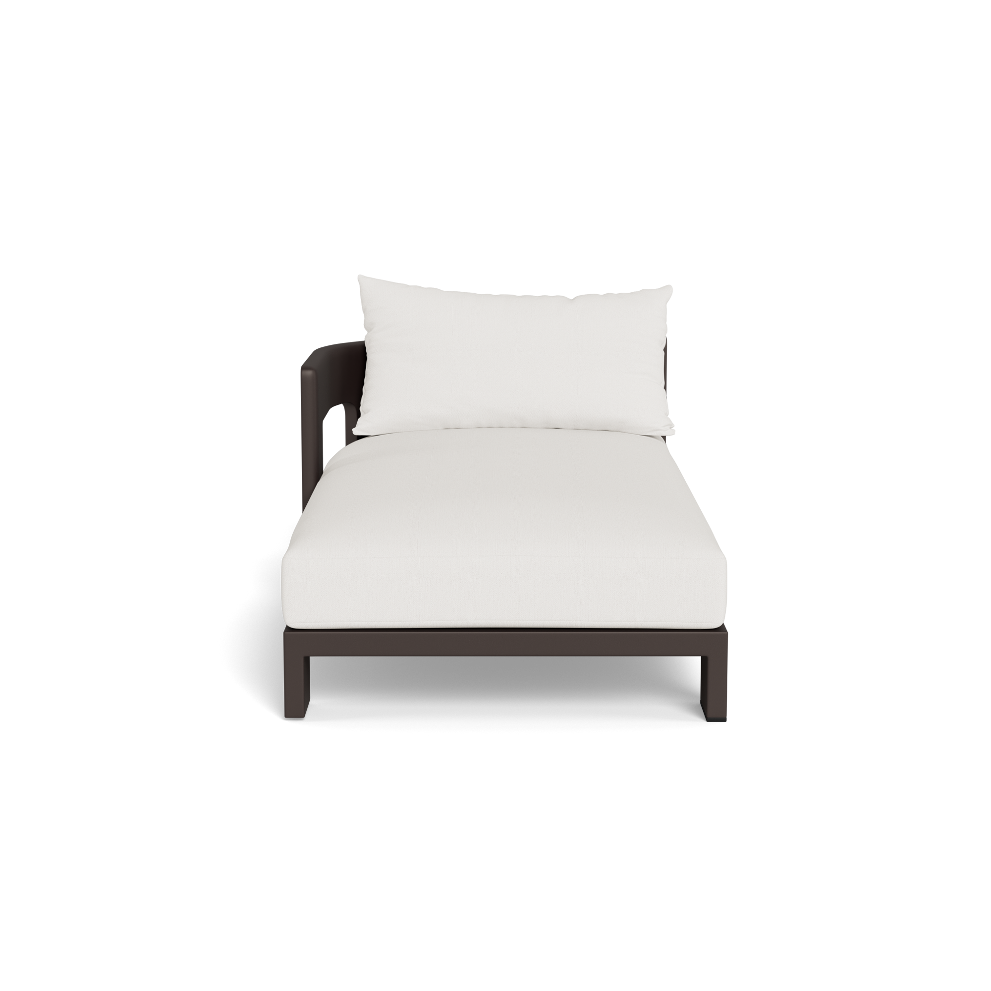 Victoria Aluminum Chaise Left