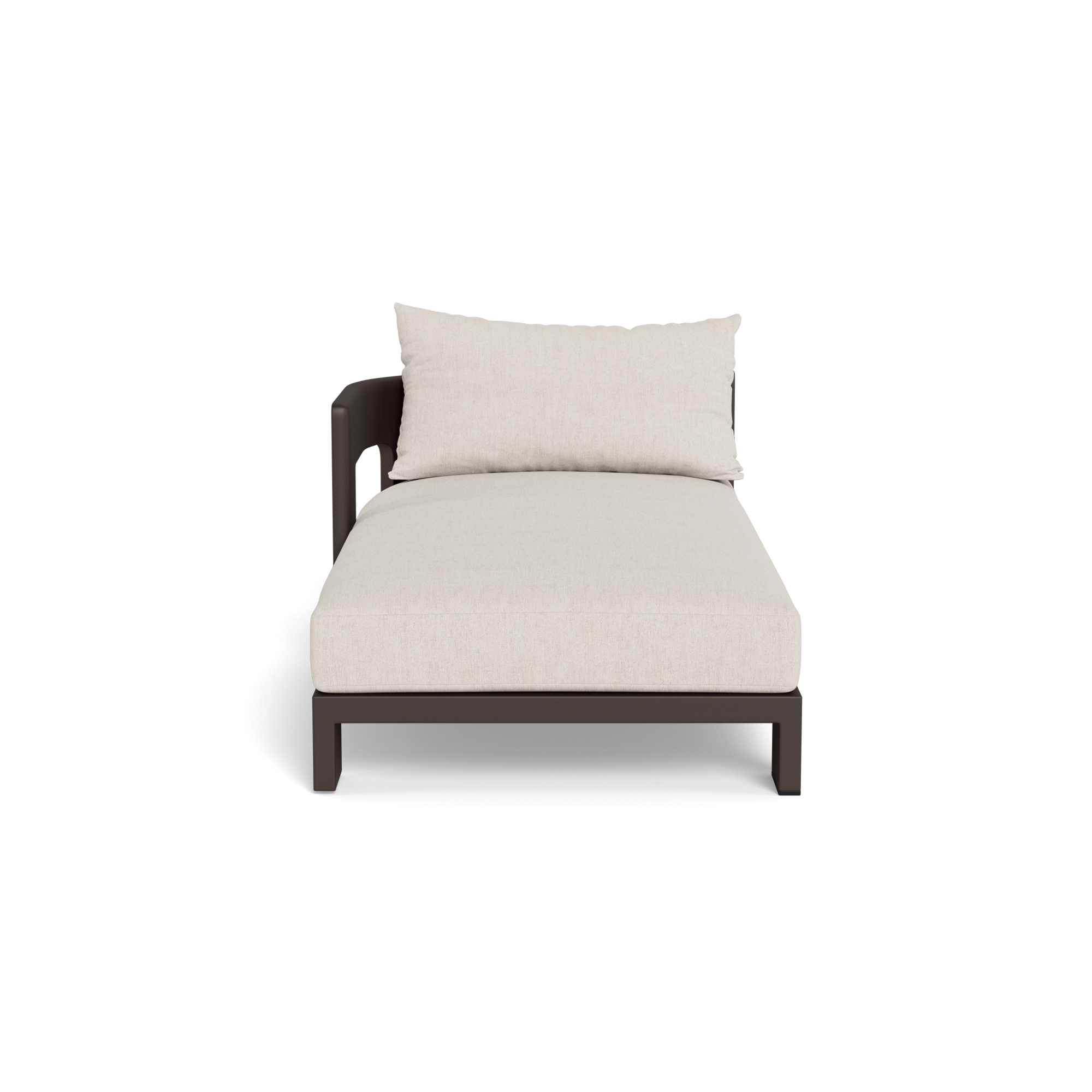 Victoria Aluminum Chaise Left