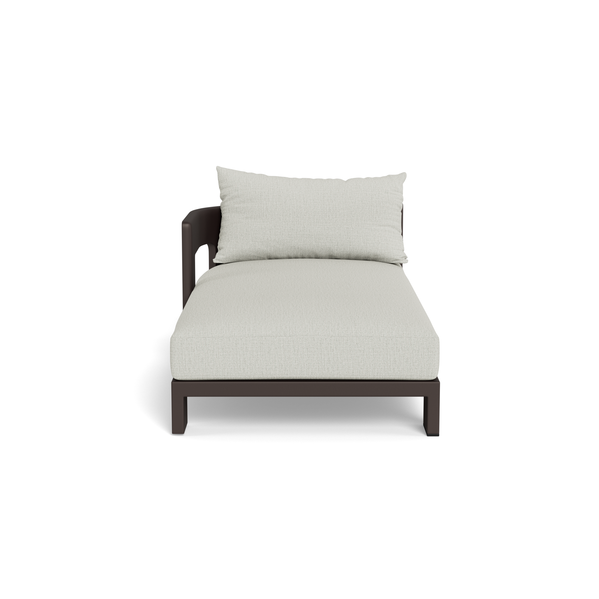 Victoria Aluminum Chaise Left