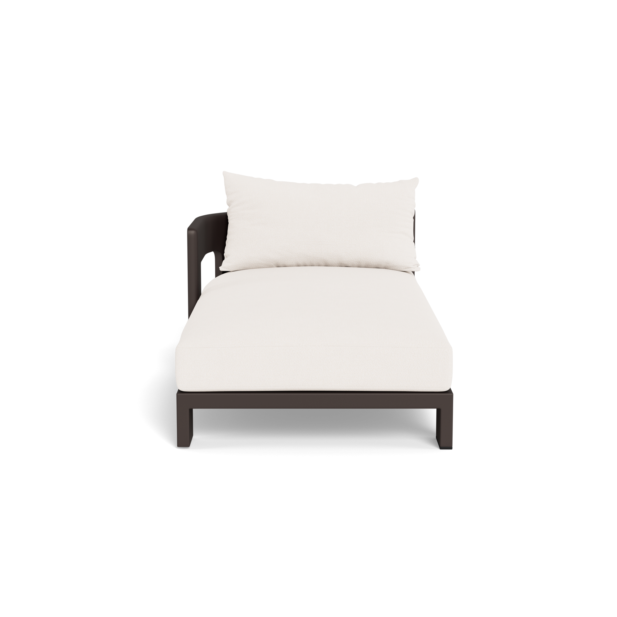 Victoria Aluminum Chaise Left