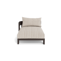 Victoria Aluminum Chaise Left