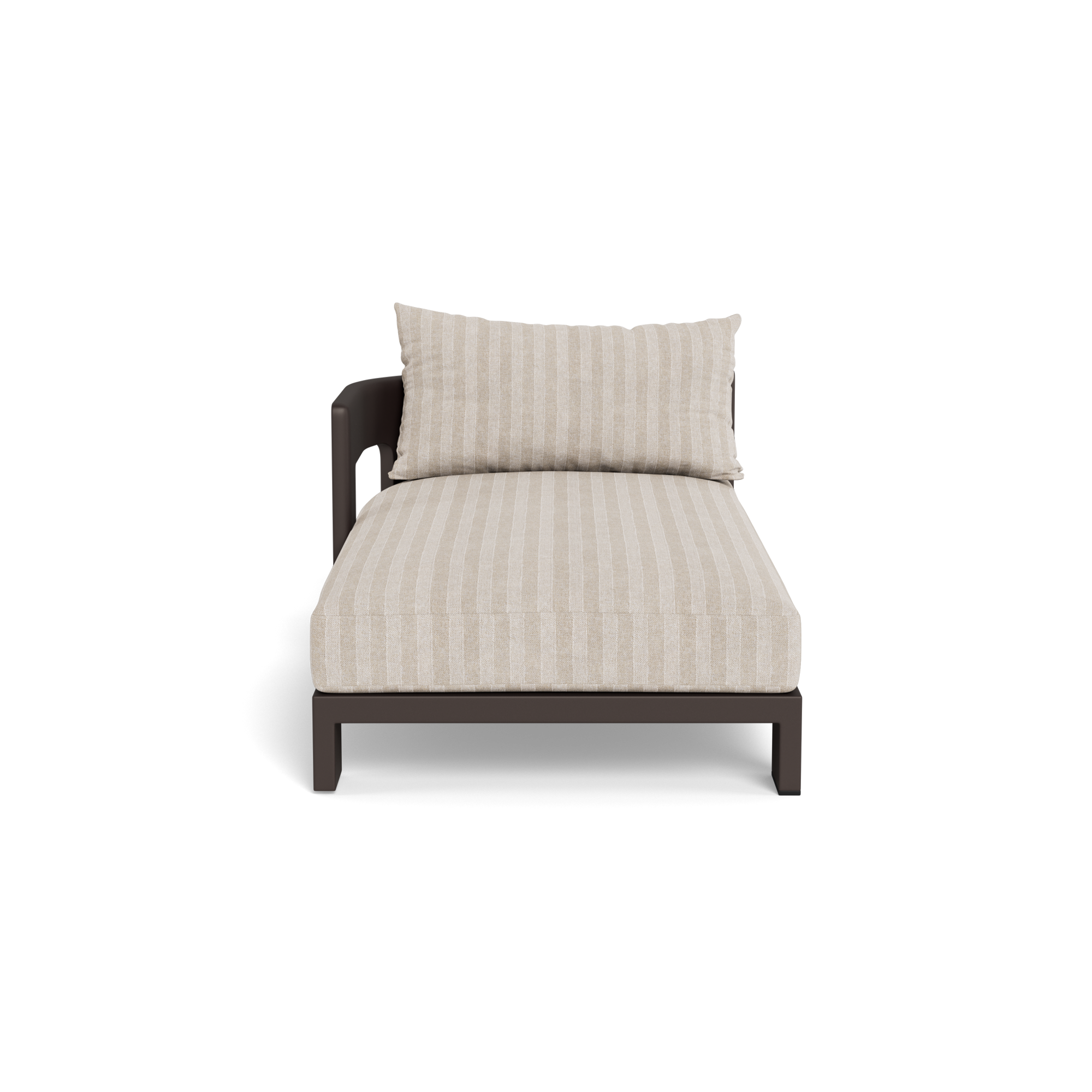 Victoria Aluminum Chaise Left