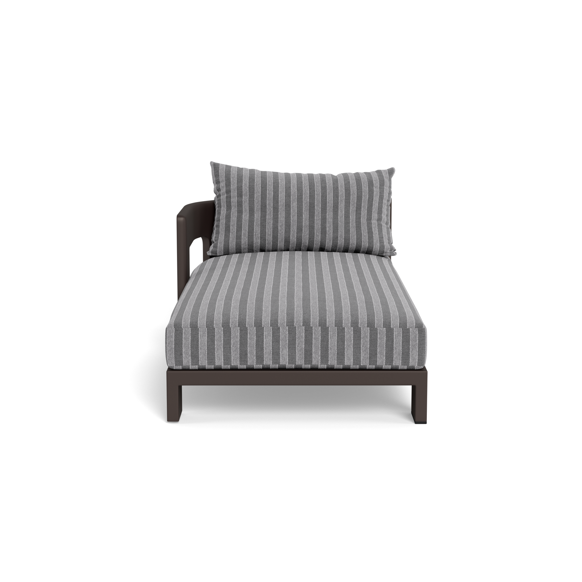 Victoria Aluminum Chaise Left