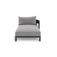 Victoria Aluminum Chaise Right
