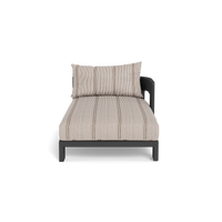 Victoria Aluminum Chaise Right