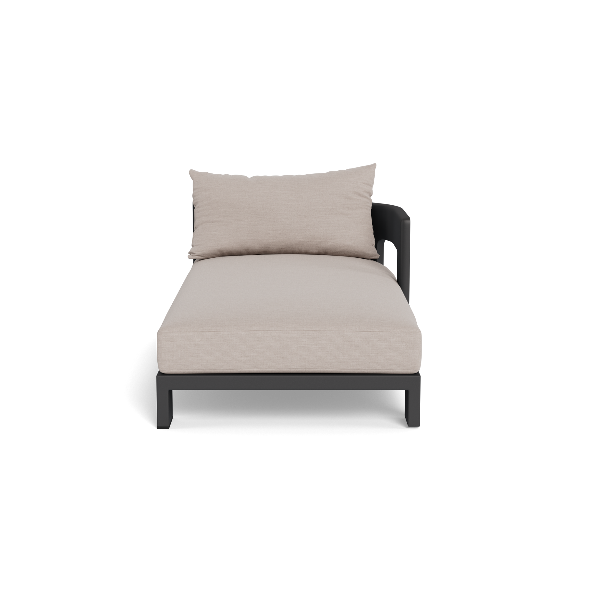 Victoria Aluminum Chaise Right