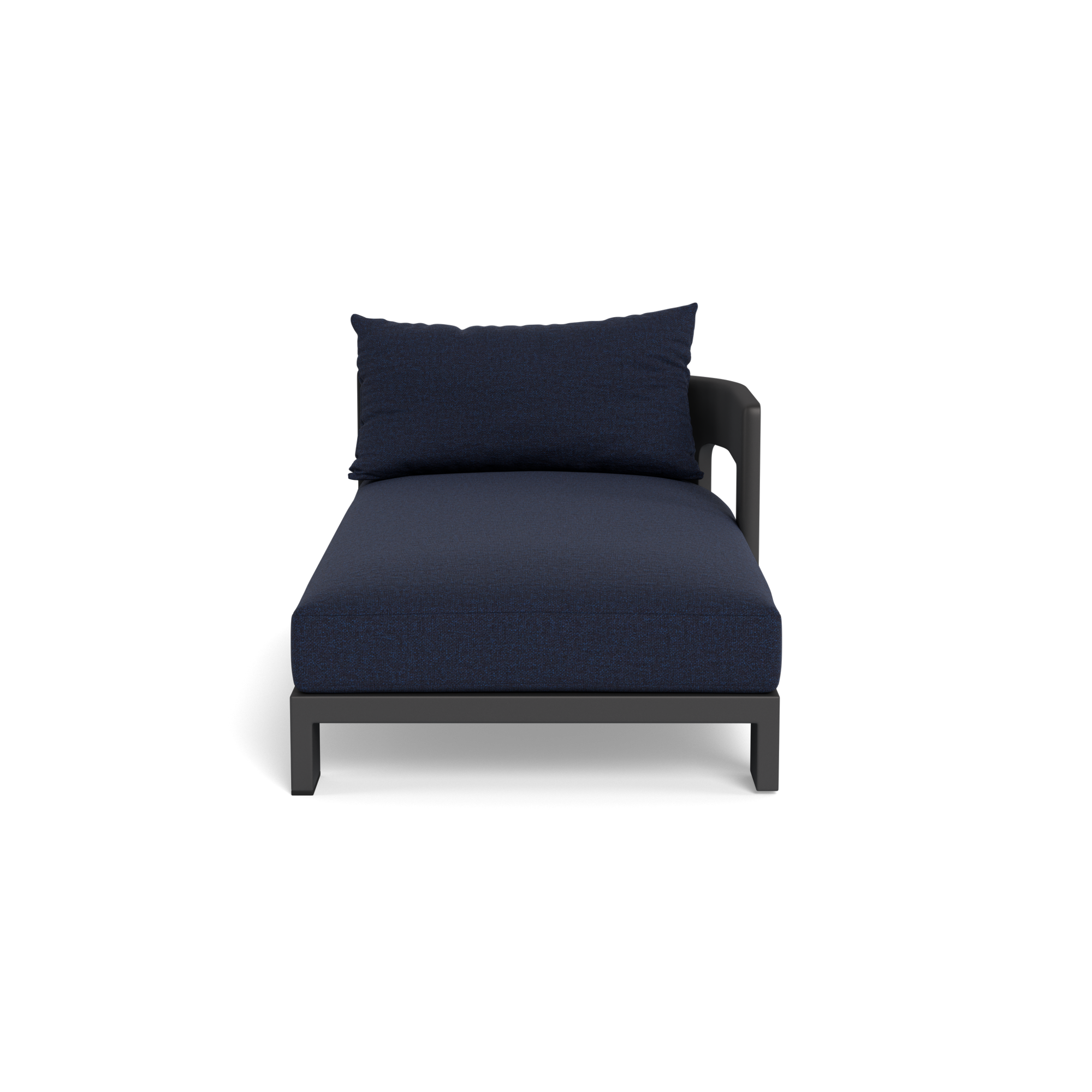 Victoria Aluminum Chaise Right