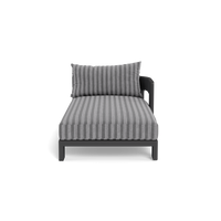 Victoria Aluminum Chaise Right