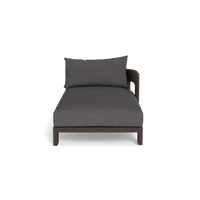 Victoria Aluminum Chaise Right