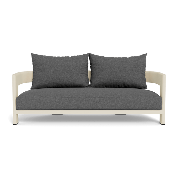 Victoria 2 Seat Sofa | Aluminum Bone, Siesta Slate,