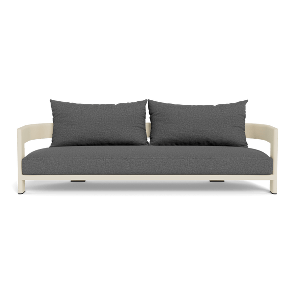 Victoria 3 Seat Sofa | Aluminum Bone, Siesta Slate,