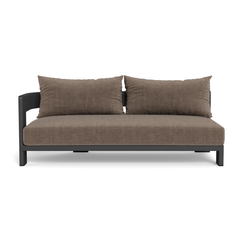 Victoria Aluminum 2 Seat 1 Arm Left