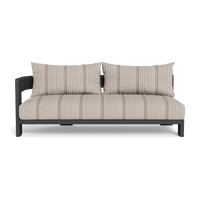 Victoria Aluminum 2 Seat 1 Arm Left