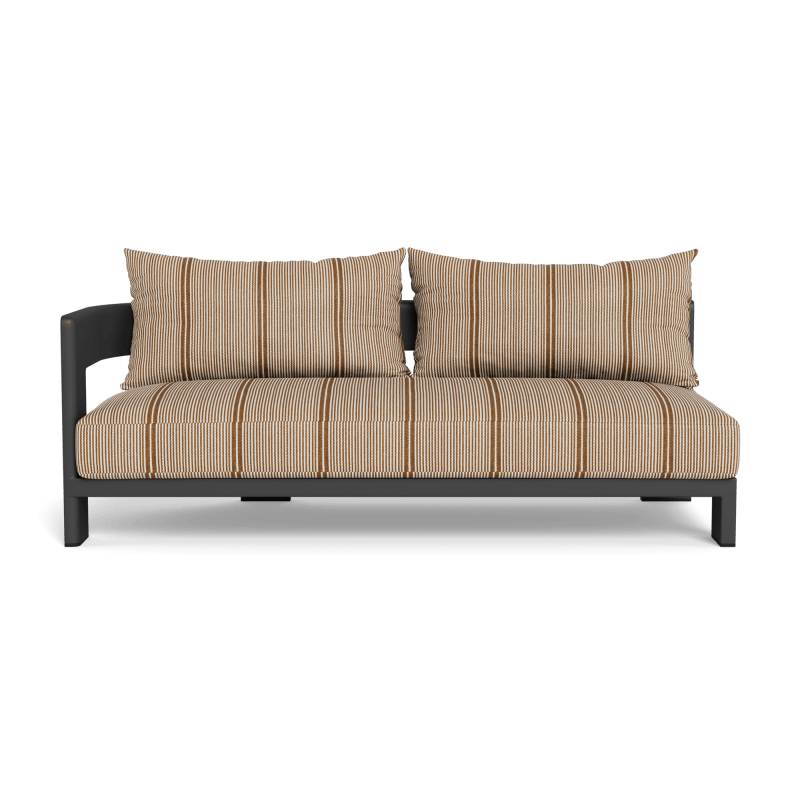 Victoria Aluminum 2 Seat 1 Arm Left