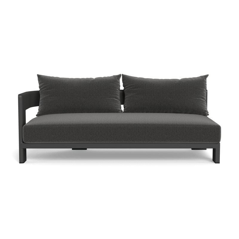 Victoria Aluminum 2 Seat 1 Arm Left