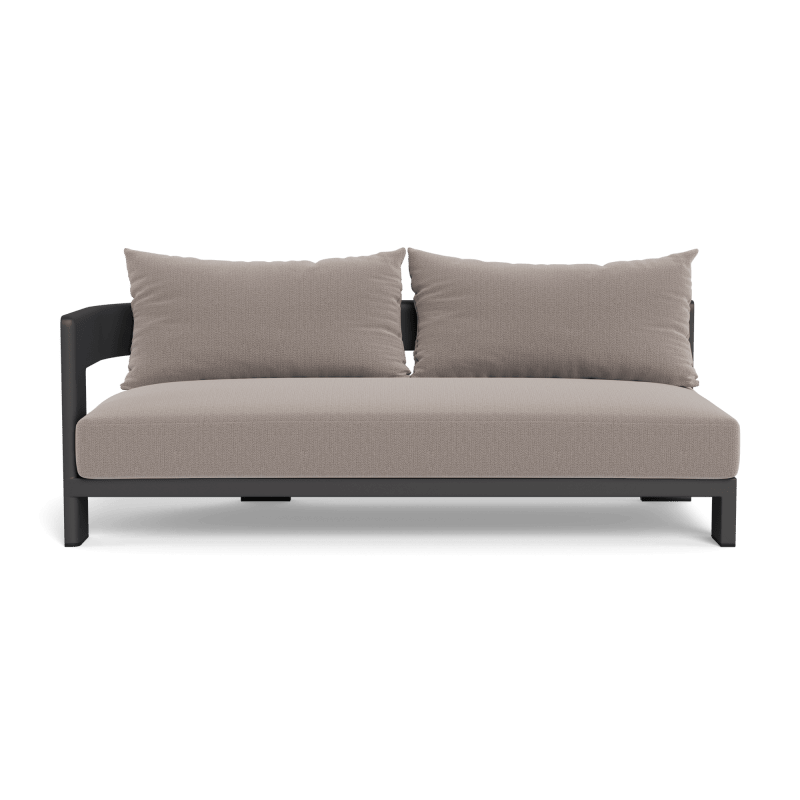 Victoria Aluminum 2 Seat 1 Arm Left