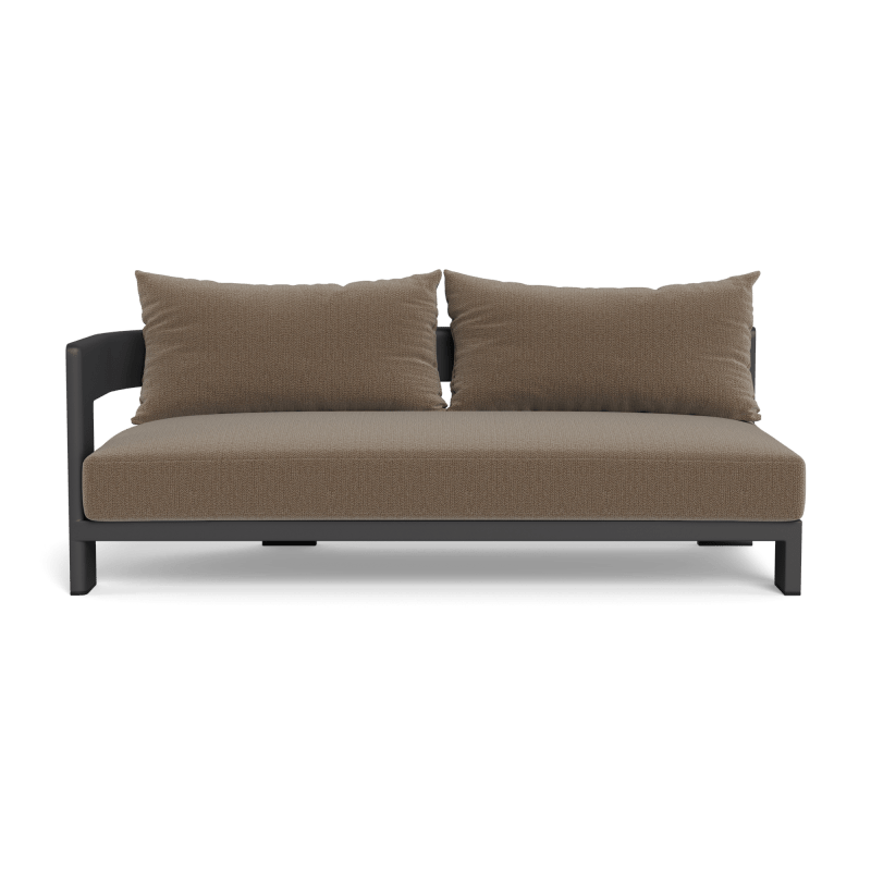 Victoria Aluminum 2 Seat 1 Arm Left