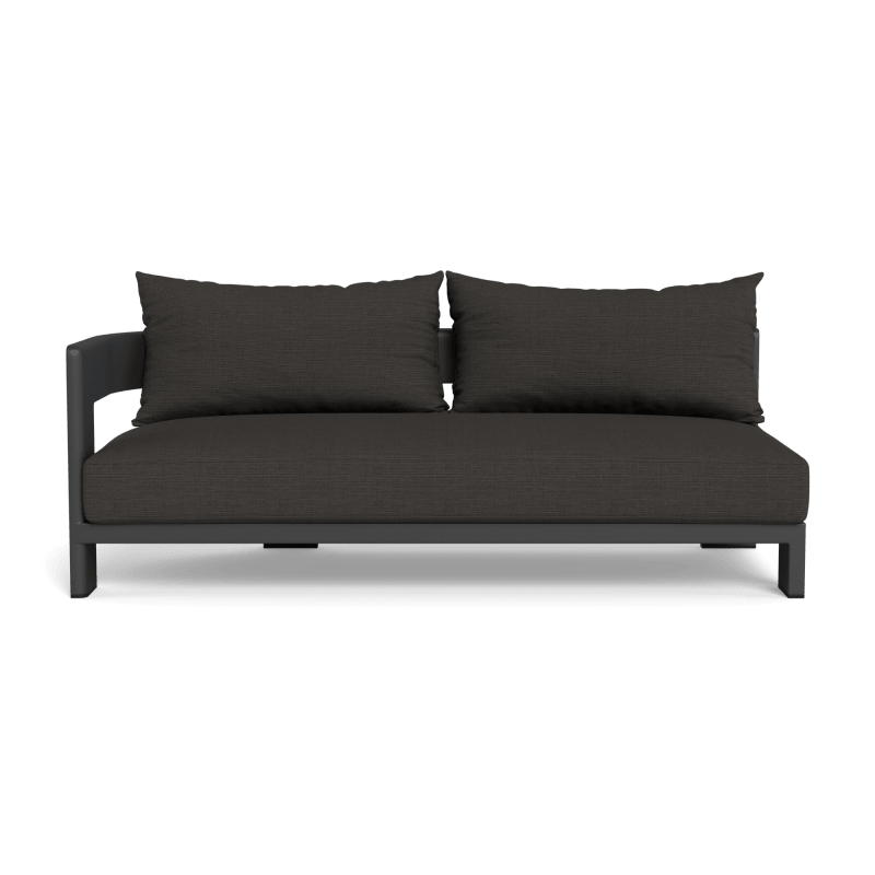 Victoria Aluminum 2 Seat 1 Arm Left