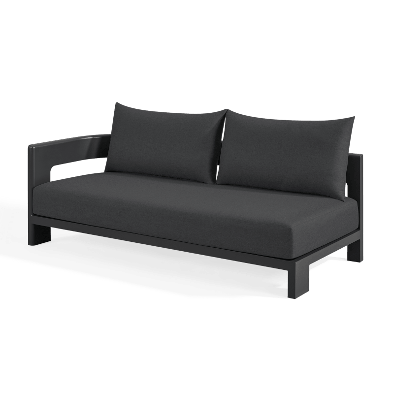 Victoria Aluminum 2 Seat 1 Arm Left