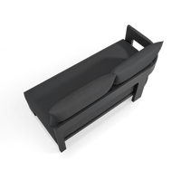 Victoria Aluminum 2 Seat 1 Arm Left