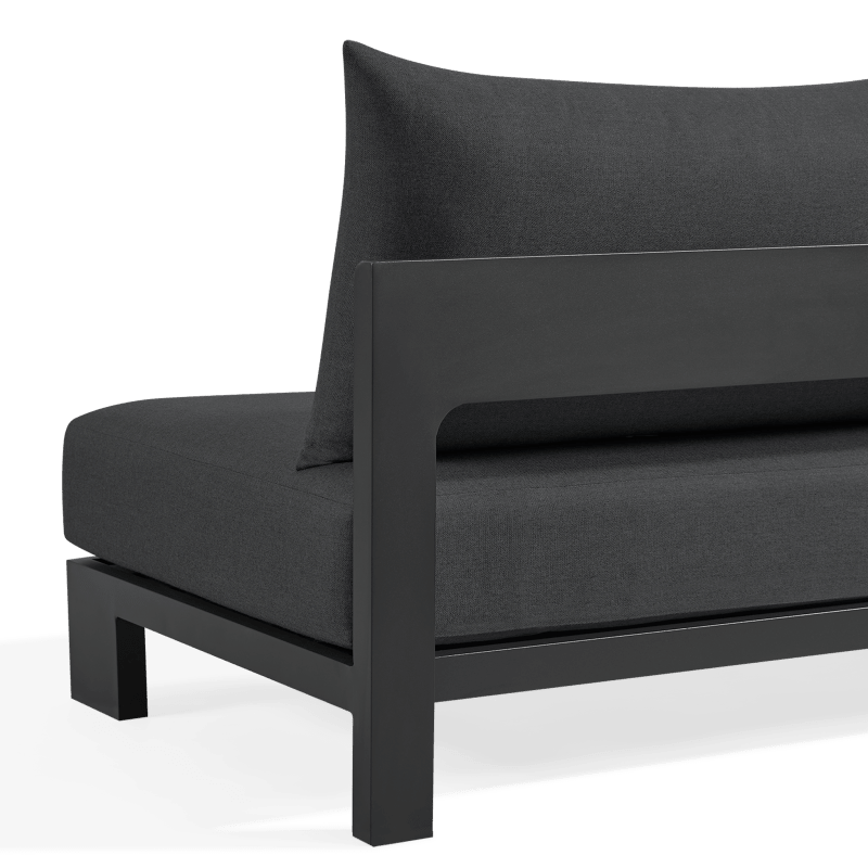 Victoria Aluminum 2 Seat 1 Arm Left