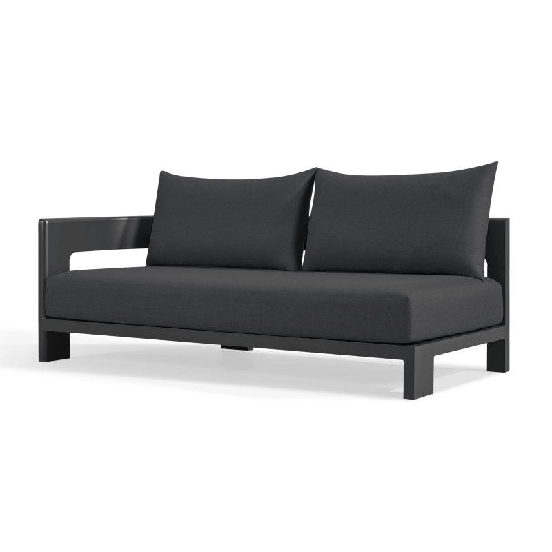 Victoria Aluminum 2 Seat 1 Arm Left