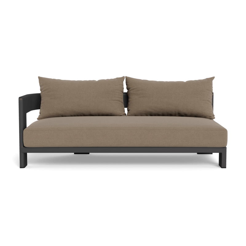 Victoria Aluminum 2 Seat 1 Arm Left