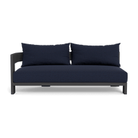 Victoria Aluminum 2 Seat 1 Arm Left