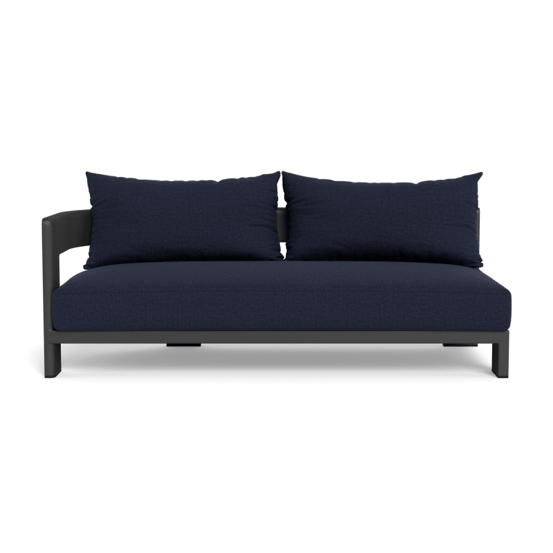 Victoria Aluminum 2 Seat 1 Arm Left