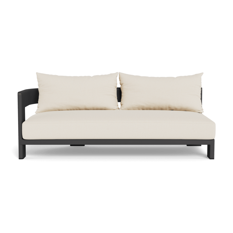 Victoria Aluminum 2 Seat 1 Arm Left