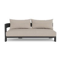 Victoria Aluminum 2 Seat 1 Arm Left