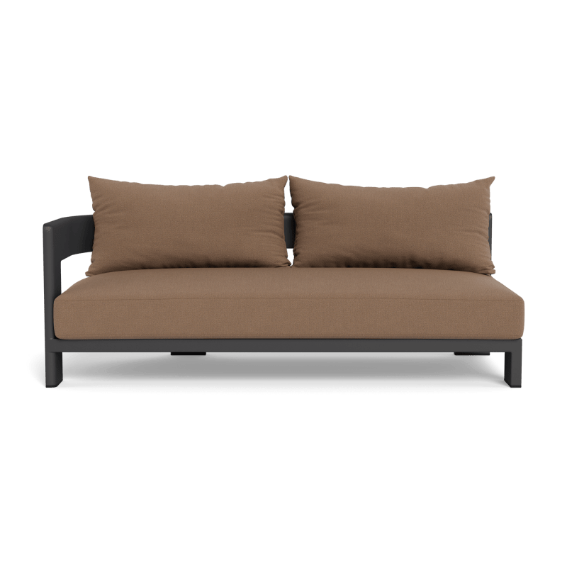 Victoria Aluminum 2 Seat 1 Arm Left