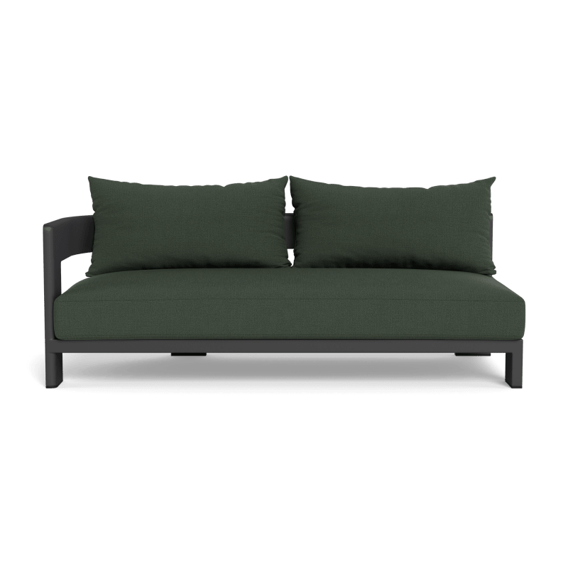 Victoria Aluminum 2 Seat 1 Arm Left