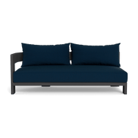 Victoria Aluminum 2 Seat 1 Arm Left