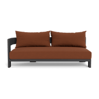 Victoria Aluminum 2 Seat 1 Arm Left