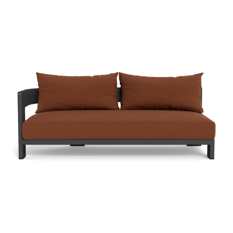 Victoria Aluminum 2 Seat 1 Arm Left