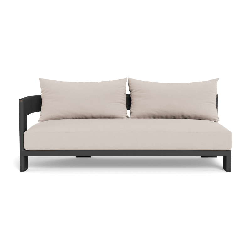 Victoria Aluminum 2 Seat 1 Arm Left