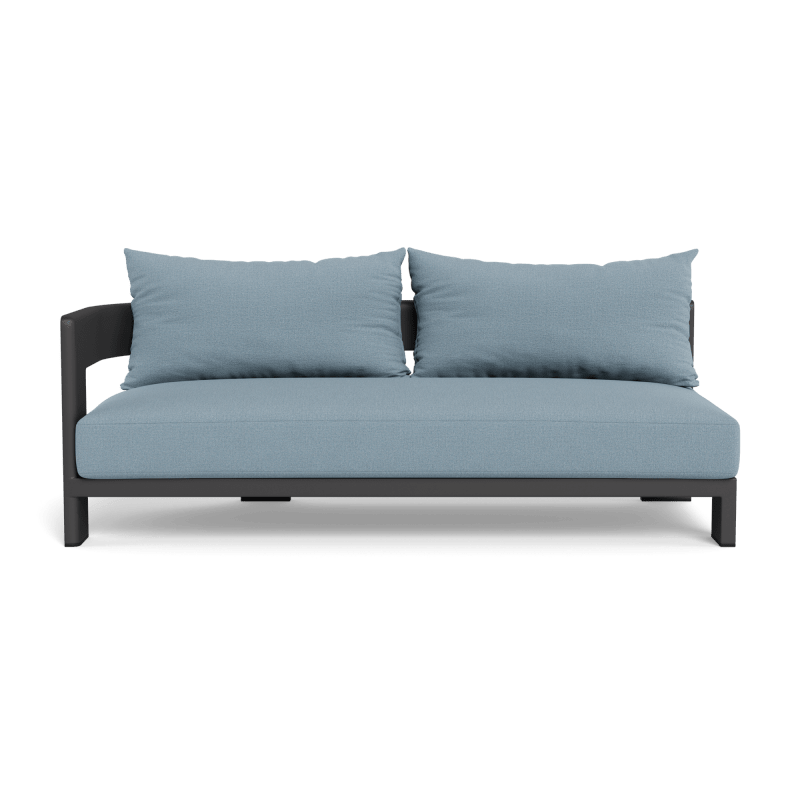 Victoria Aluminum 2 Seat 1 Arm Left