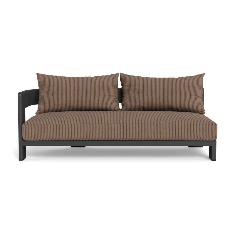 Victoria Aluminum 2 Seat 1 Arm Left