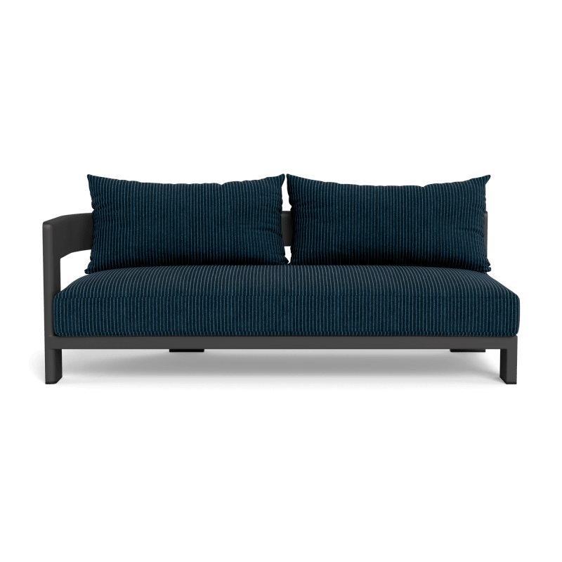 Victoria Aluminum 2 Seat 1 Arm Left