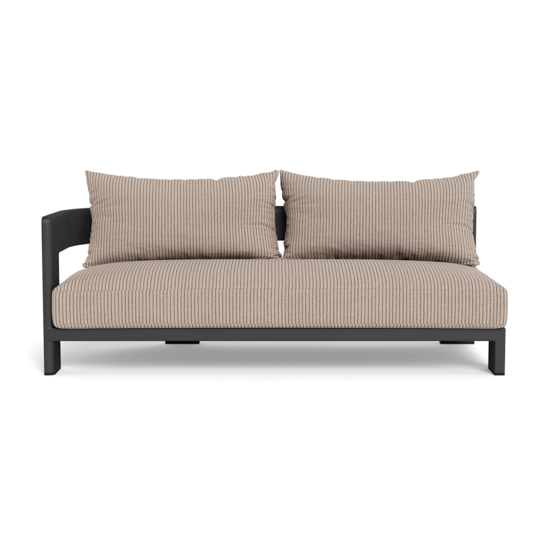 Victoria Aluminum 2 Seat 1 Arm Left