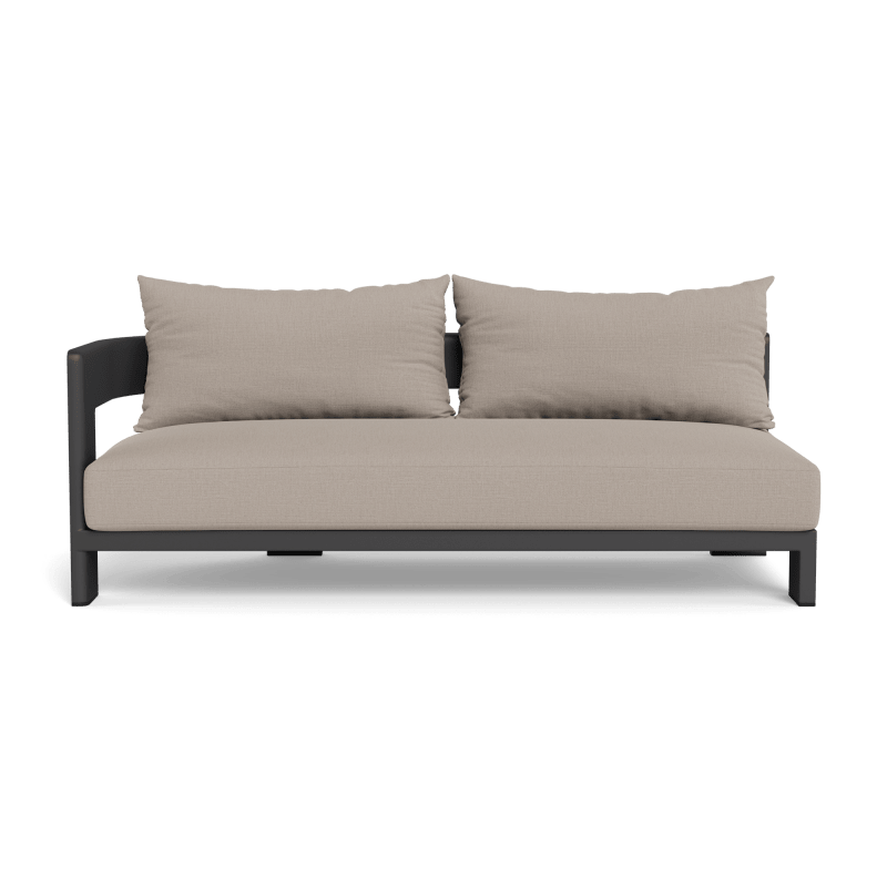 Victoria Aluminum 2 Seat 1 Arm Left