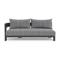 Victoria Aluminum 2 Seat 1 Arm Left