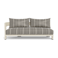 Victoria Aluminum 2 Seat 1 Arm Left