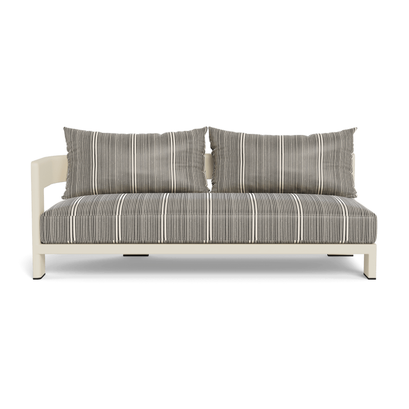Victoria Aluminum 2 Seat 1 Arm Left