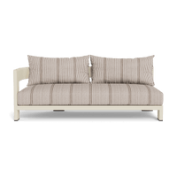 Victoria Aluminum 2 Seat 1 Arm Left