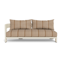 Victoria Aluminum 2 Seat 1 Arm Left