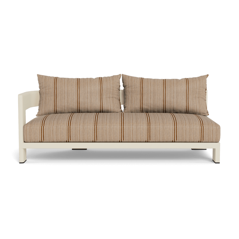 Victoria Aluminum 2 Seat 1 Arm Left