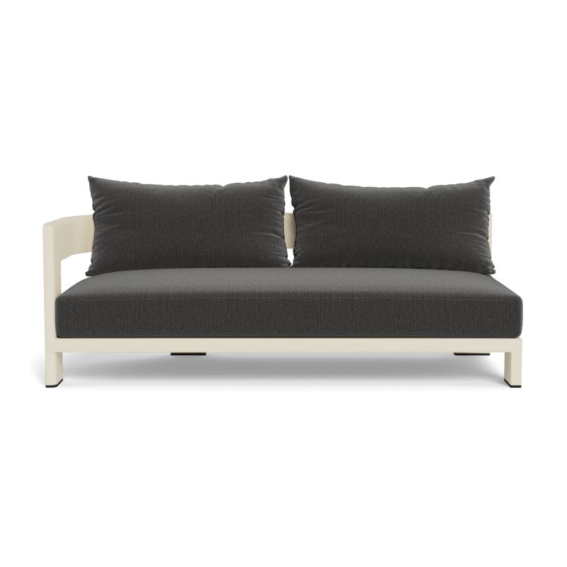 Victoria Aluminum 2 Seat 1 Arm Left