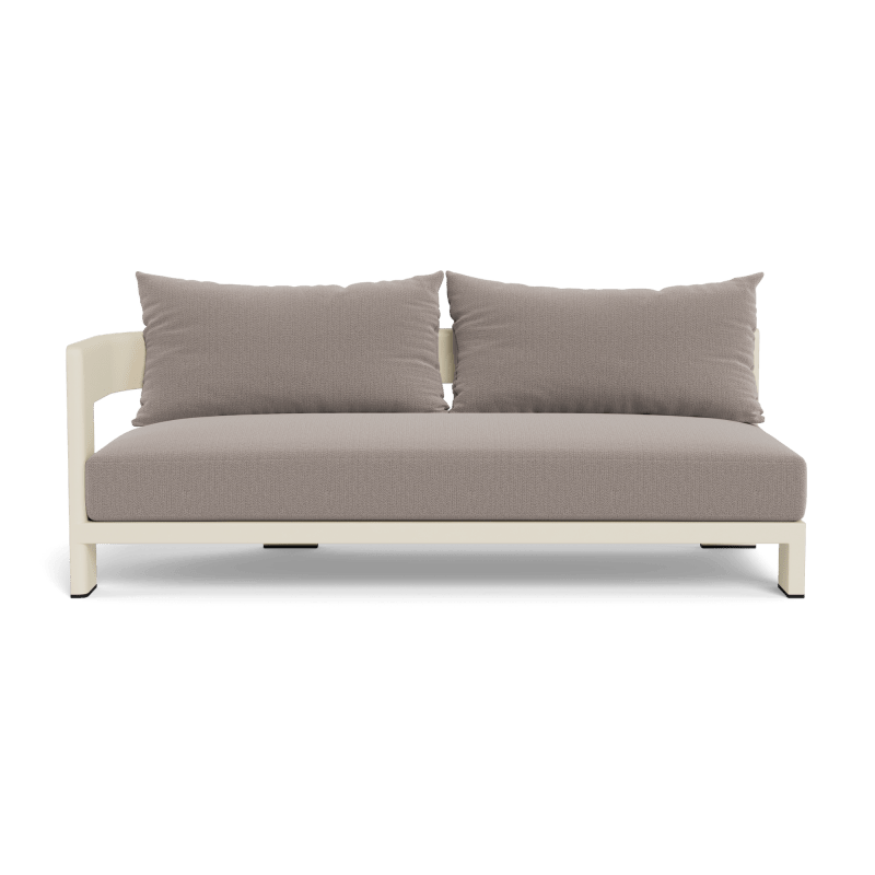 Victoria Aluminum 2 Seat 1 Arm Left